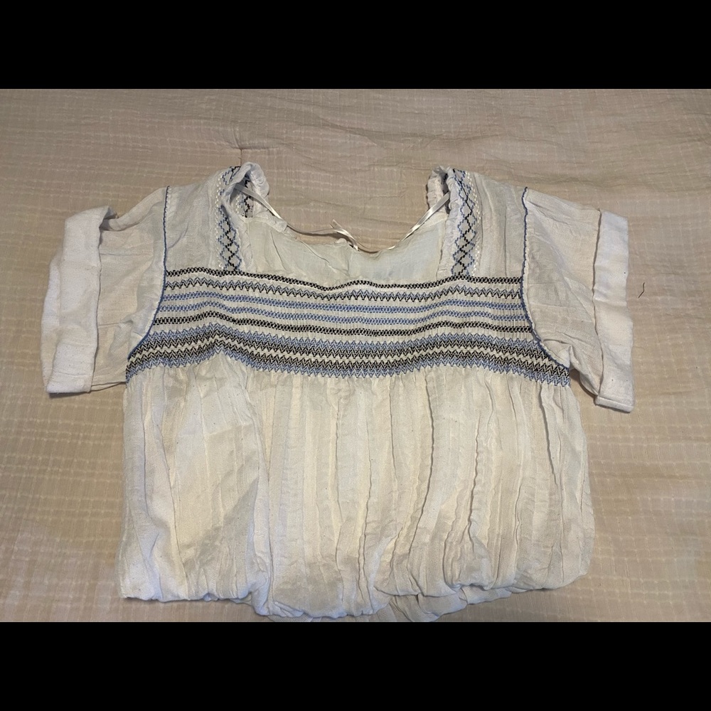 Free People embroidered top
